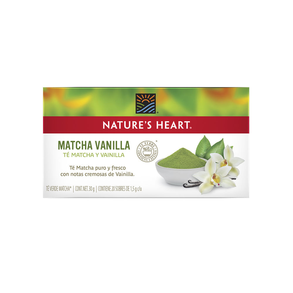Té Nature's Heart matcha vainilla x30g