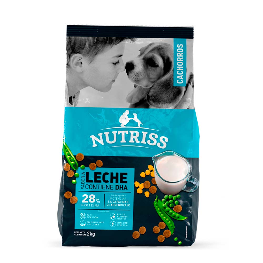 Alimento para perro Nutriss cachorro leche x2kg