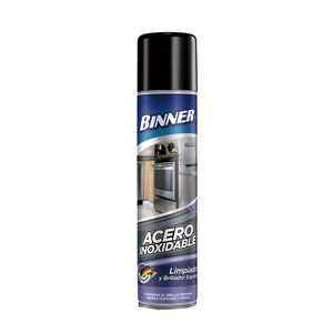 Limpiador y brillador Binner espuma acero inoxidable x400ml