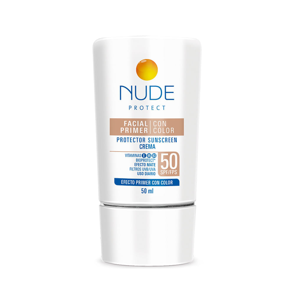 Protector nude facial efecto mate spf 50 x 50ml