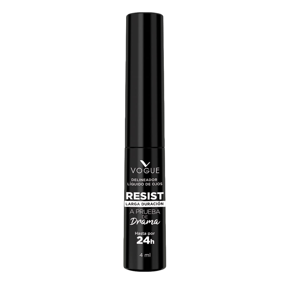 Delineador Vogue liquido resist negro x4ml