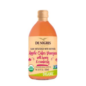 Vinagre De Nigris sidra manzana miel arandano orgánico x500ml