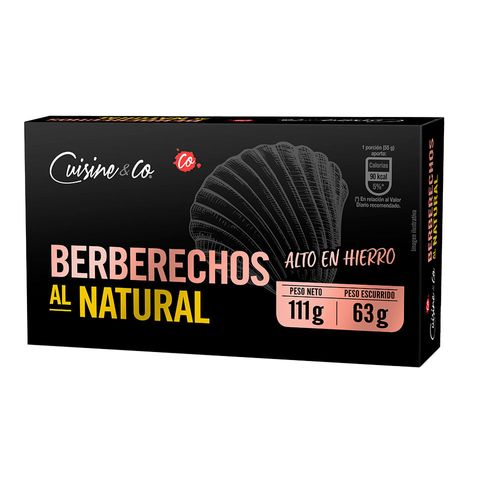 Berberechos cuisine & co natural x111g
