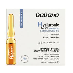 Ampolla Babaria ácido hialurónico x5und x10ml