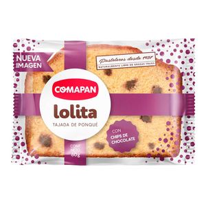 Ponque comapan lolita chips chocolate x60g