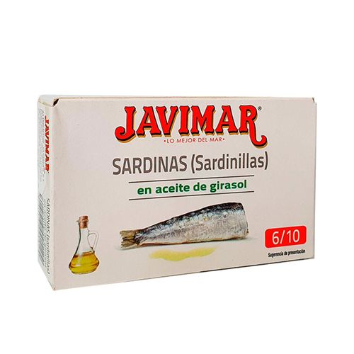 Sardinas Javimar aceite girasol x90g