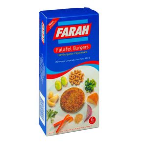 Hamburguesa farah vegetariana falafel x6und x480g
