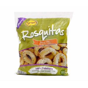 Rosquitas servipan integrales quinua chia paquete x12und x216g