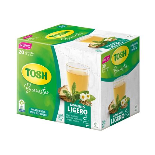 Infusion Tosh caliente momento ligero caja x20und x24g