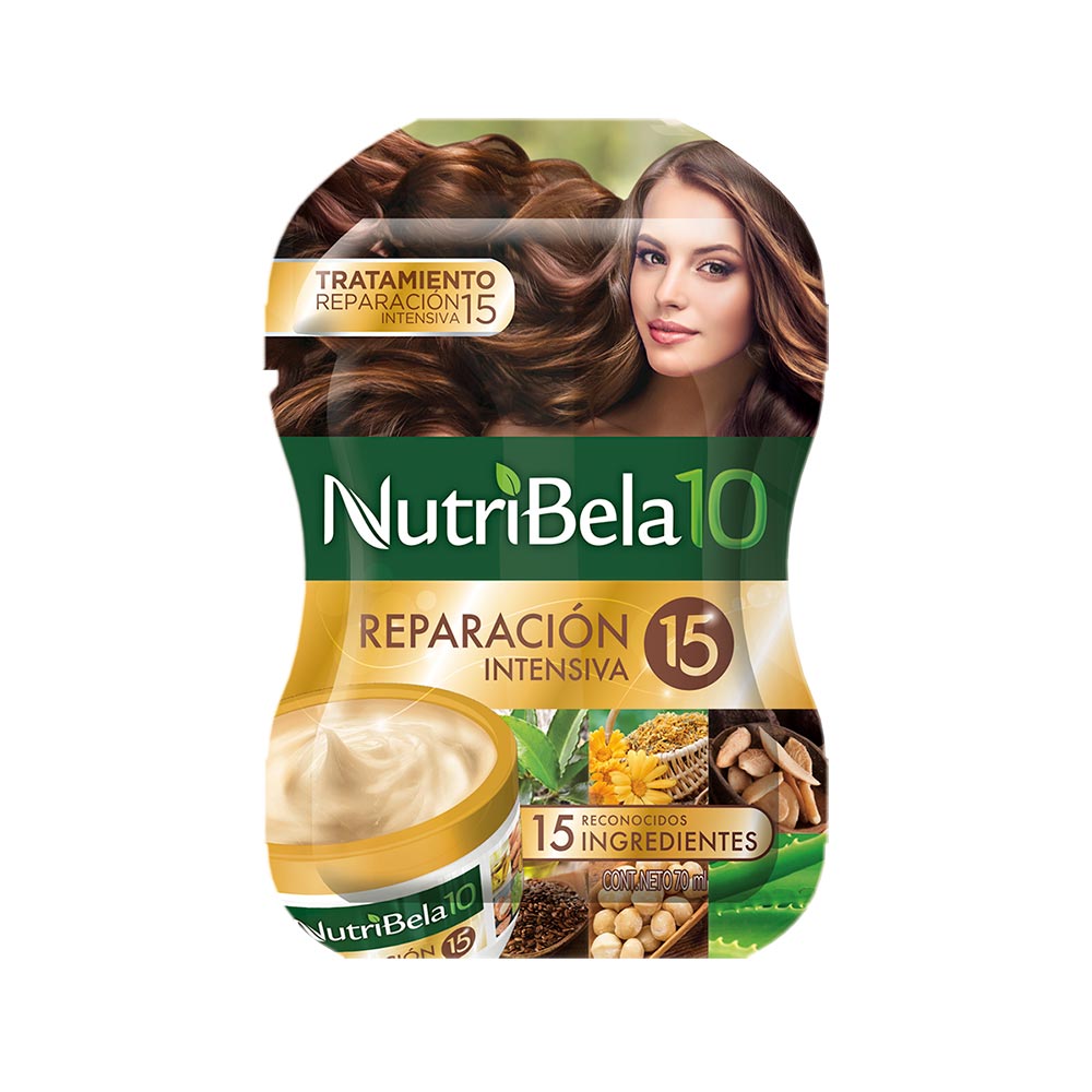 Tratamiento nutribela capilar reparacion 15 sachets x70ml