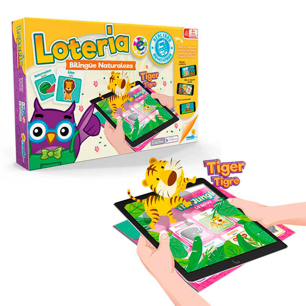 Loteria bilingue naturaleza