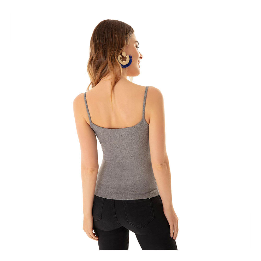 Camisetas Tiras Mujer Rib 1X1 Antonia B Casual Gef