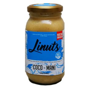 Crema linuts mani coco natural sin azucar x240g