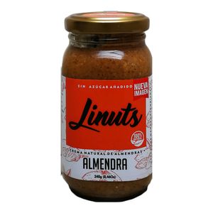 Crema linuts almendras natural sin azucar x240g