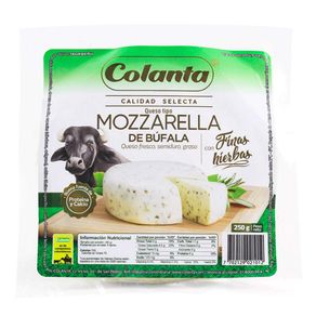 Queso colanta mozarella bufala finas hierbas x250g