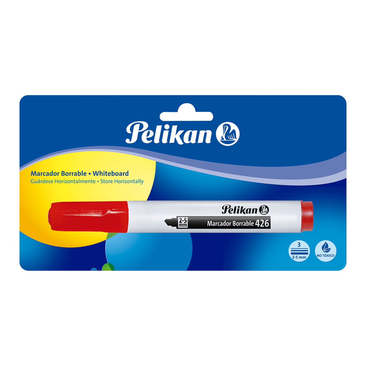 Marcador Borraseco Pelikan 426  Rojo x1