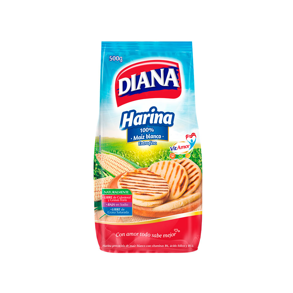 Harina Diana maíz blanco x500g