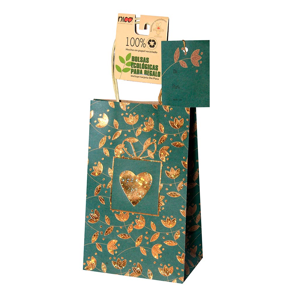 Bolsas de regalo Nico KRAFT Premium pequeña NS Toda ocasión