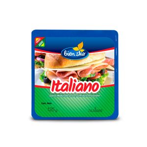 Queso italiano Bien Star semiduro 9 tajadas x125g
