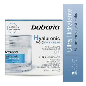 Crema Babaria facial hialurónico x50ml