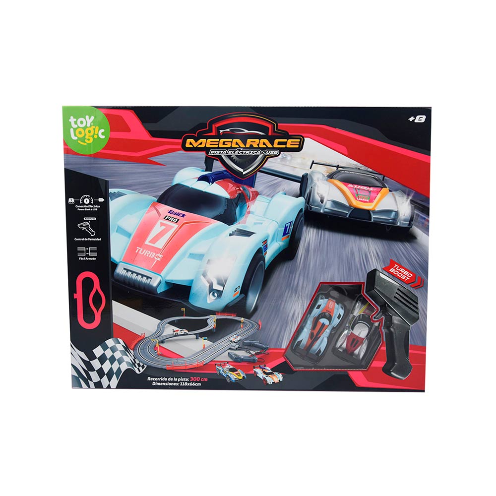 Pista electrica grand race conexion usb toy logic