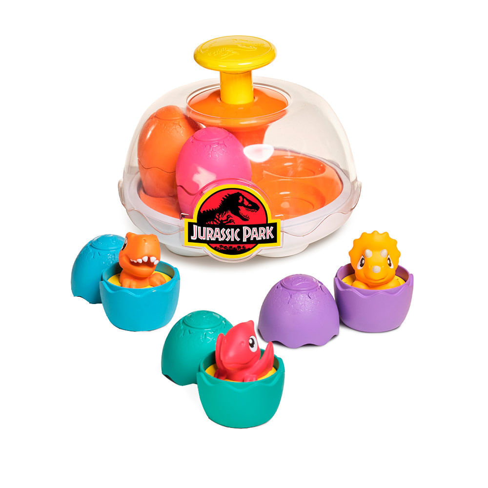 Jurassic set de juego spin & hatch jurassic world