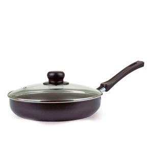 Sartén aliada + Tapa de Vidrio 18cm Universal