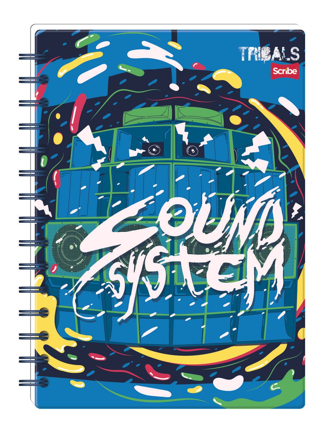 Cuaderno Multimaterias Tribals 5 Materias Cuadriculado Grande Surtido