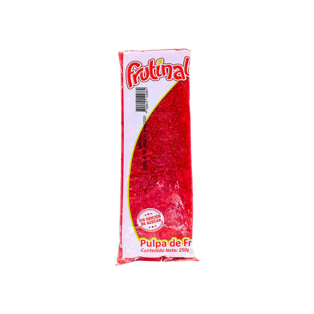Pulpa Fresa frutinal x250gr