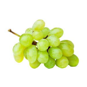 Uva verde con semilla