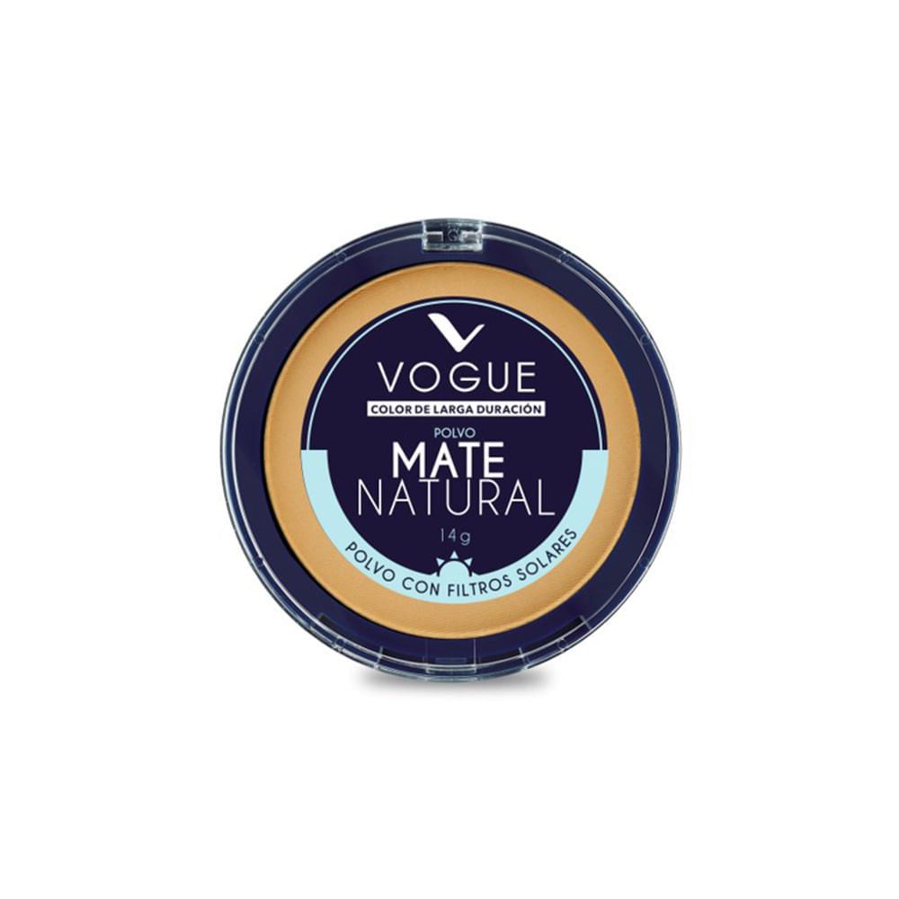 Polvo Vogue compac natural tn aceituna x14g