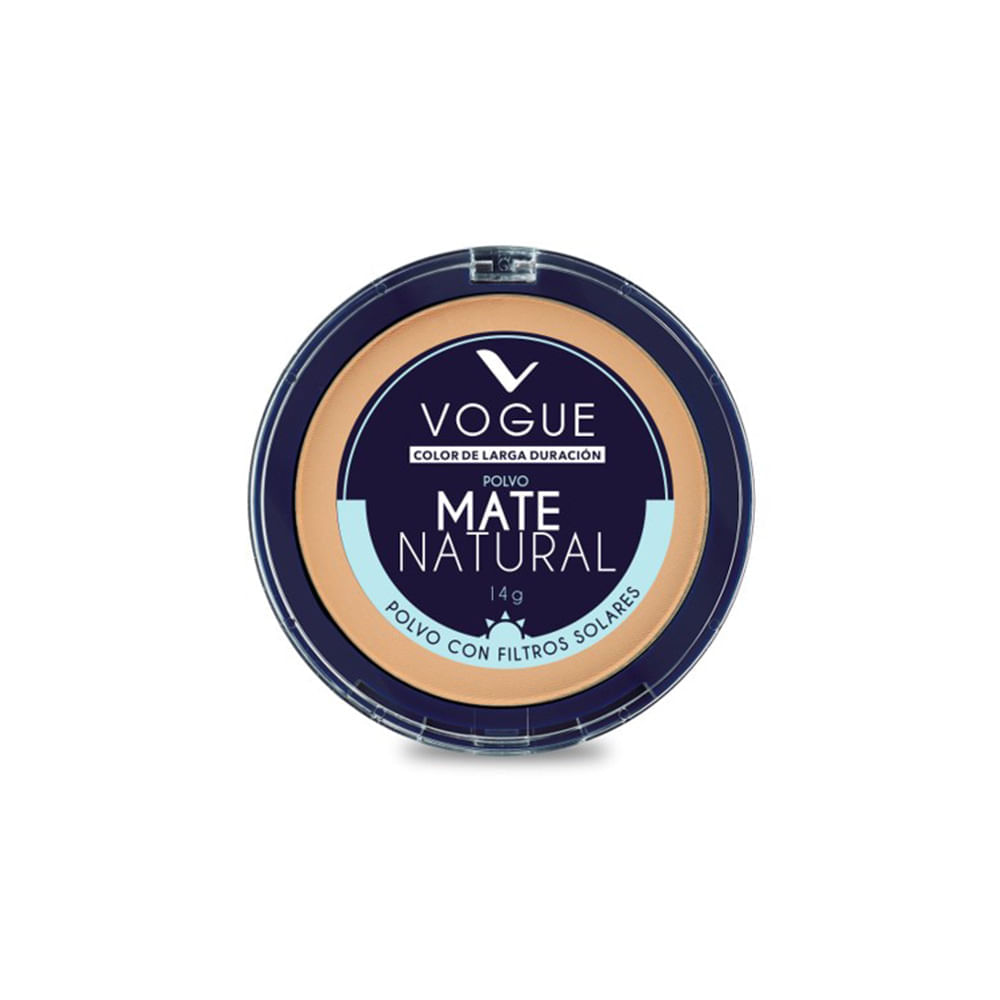 Polvo Vogue compac natural tn canela x14g