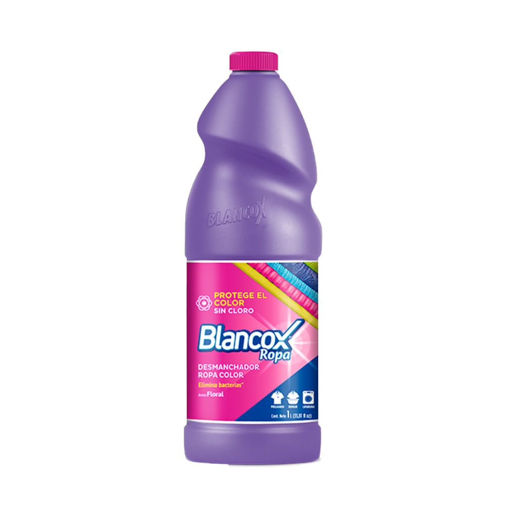 Desmanchador blancox ropa color floral x1l