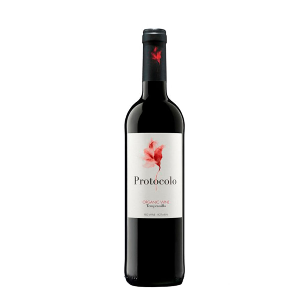 Vino tinto protocolo tempranillo organic x 750 ml