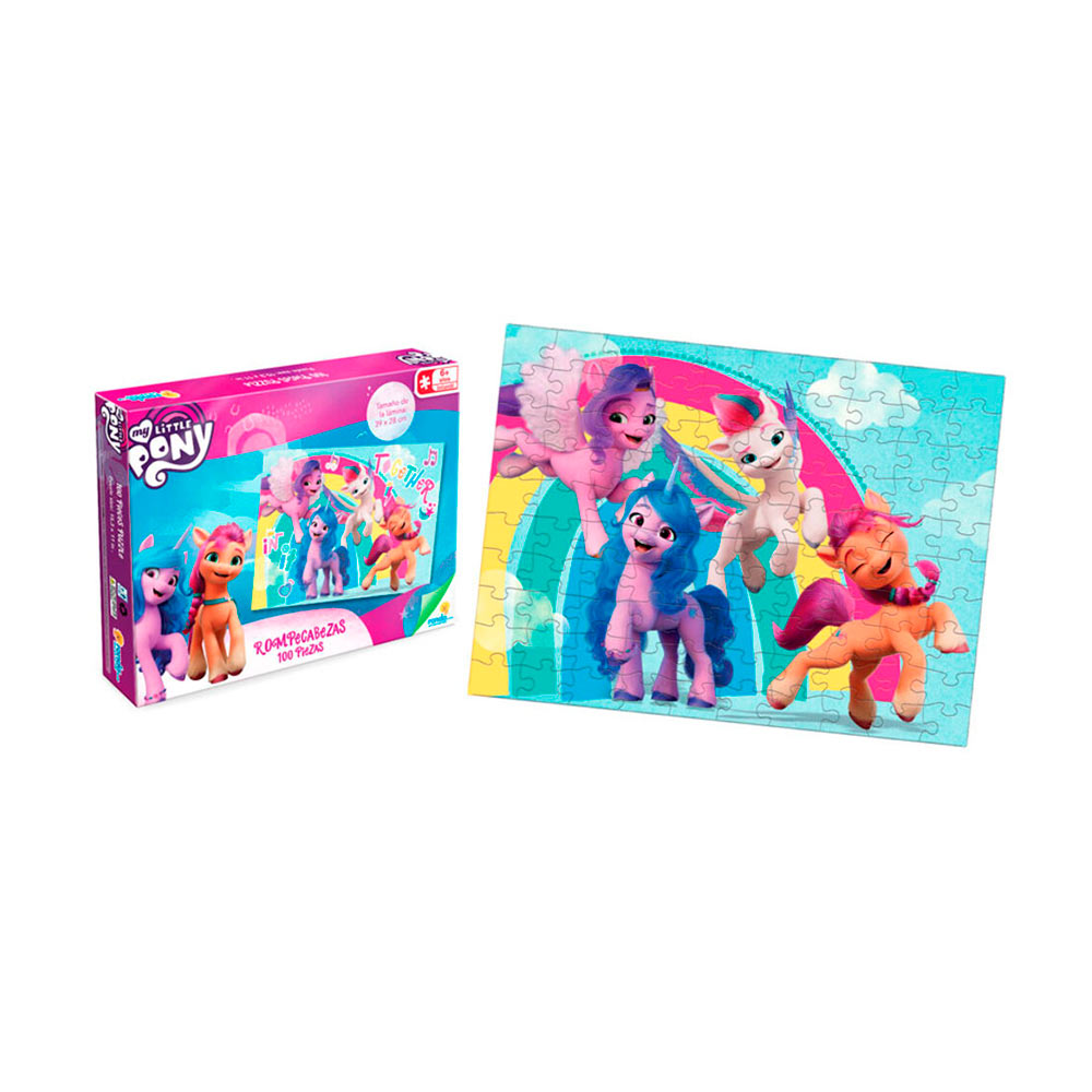 Rompecabezas x 100 pzs my little pony unitoys