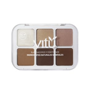 Paleta Vitú de iluminadores y contornos