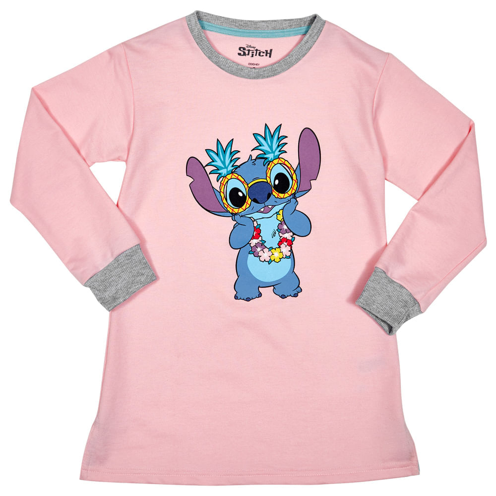 Buzo cuello redondo m/l ena2 talla10 rosado stitch