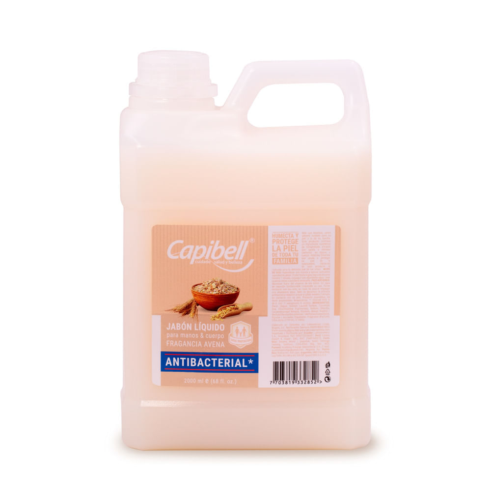 Jabon Capibell Avena Antibacterial x 2000ml