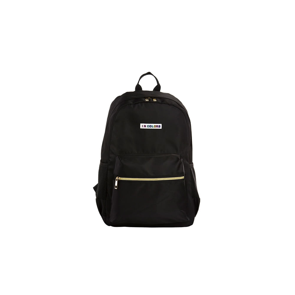 Morral Clásico Negro 2 Bolsillos Scribe