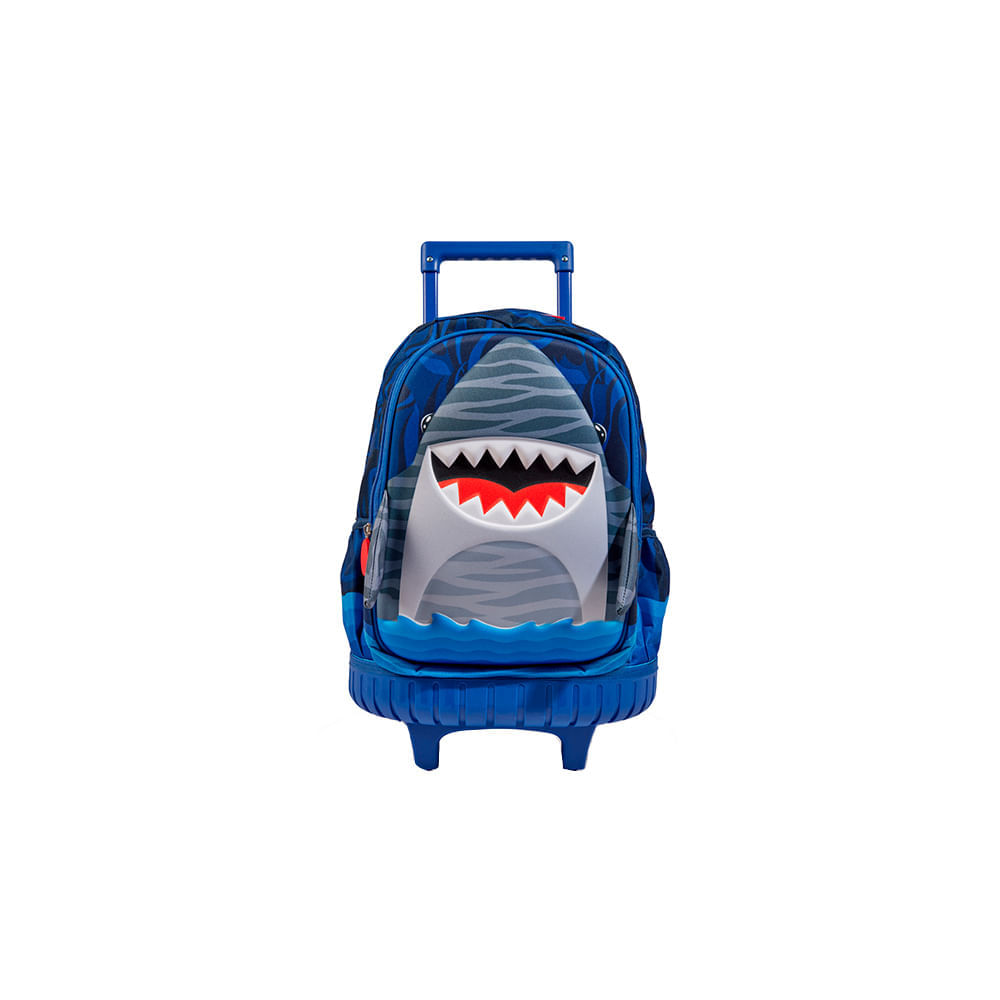Morral trolley kids 13 shark 2 bolsillos Scribe