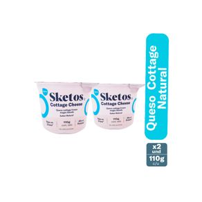Queso cottage Sketos natural x2und x110g c-u