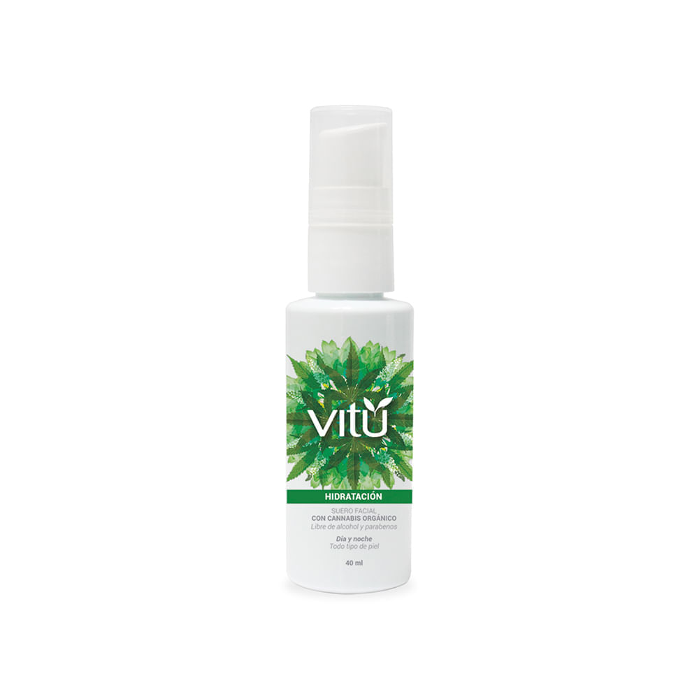 Suero facial Vitu cannabis organico x40ml