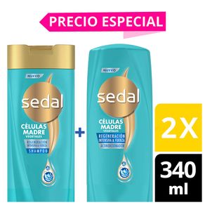 Shampo Sedal celulas madres x340ml + acondicionador x340ml