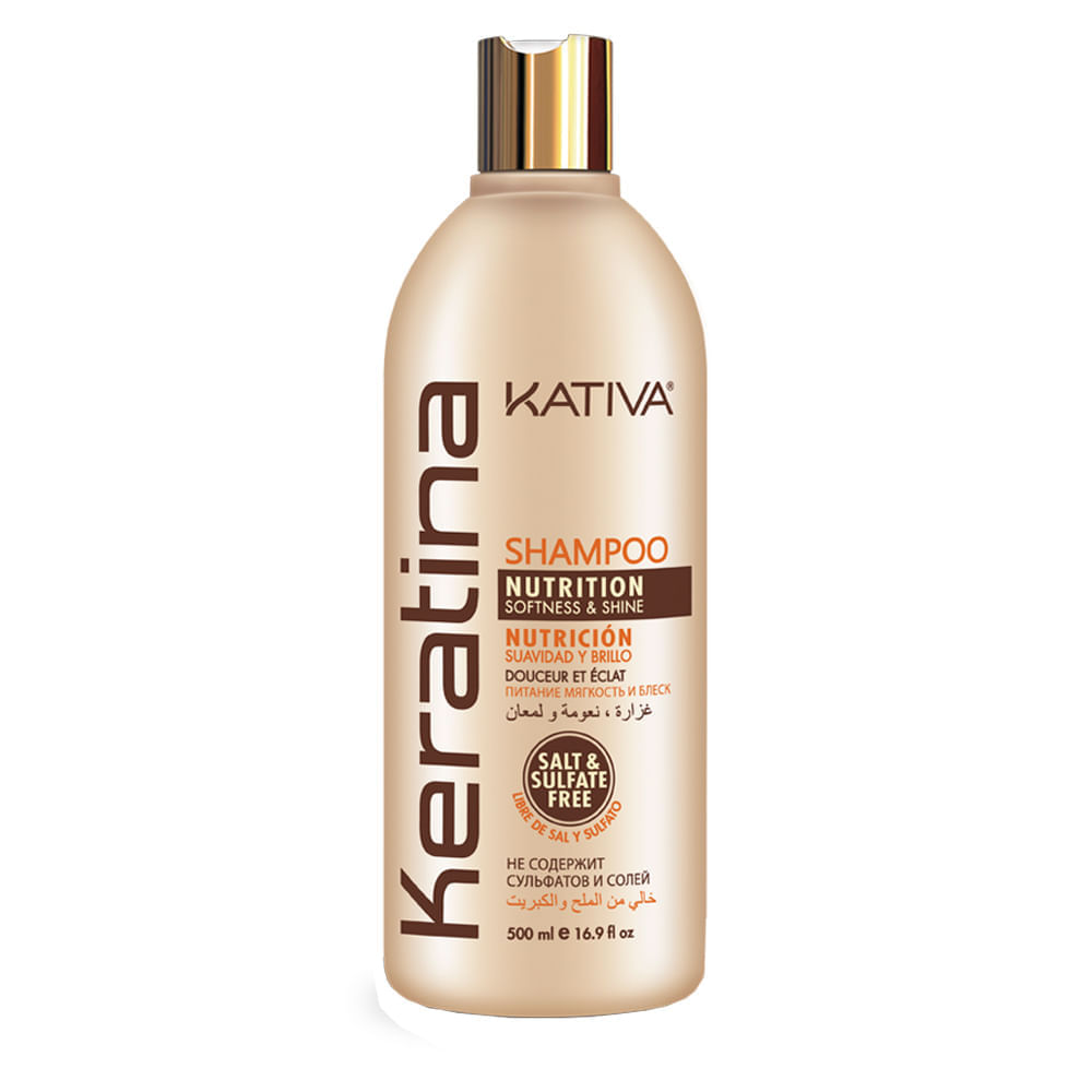 Shampoo kativa keratina nutricion x500ml