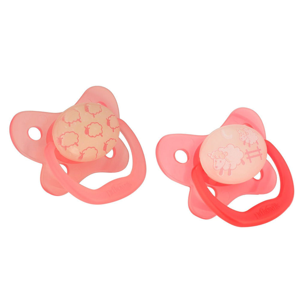 Chupo Entretención Glow Nivel 1 Dr. Brown