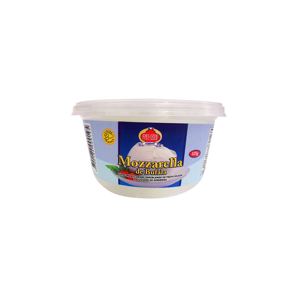 Queso mozzarella de búfala delizie italiane x 125g