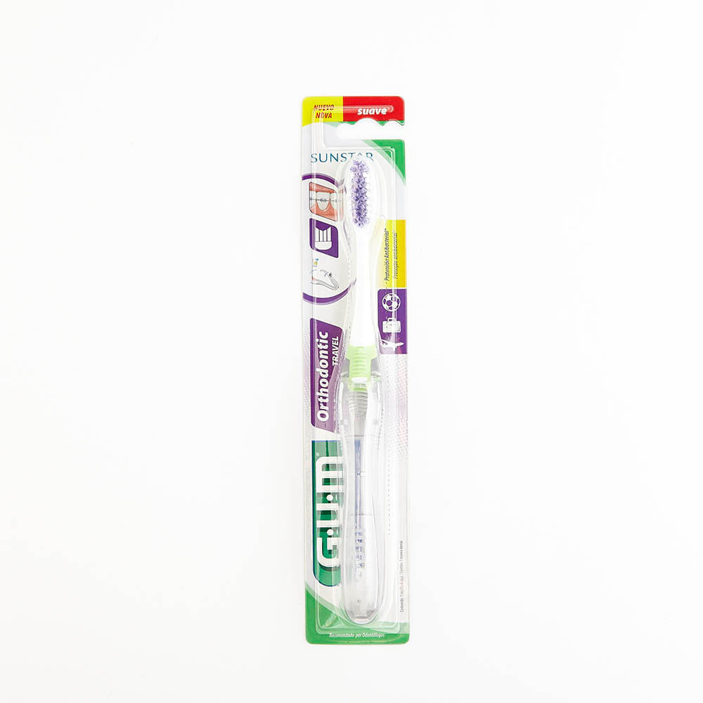 Cepillo Viajero Ortodoncia Gum x 1 Und Precio Especial