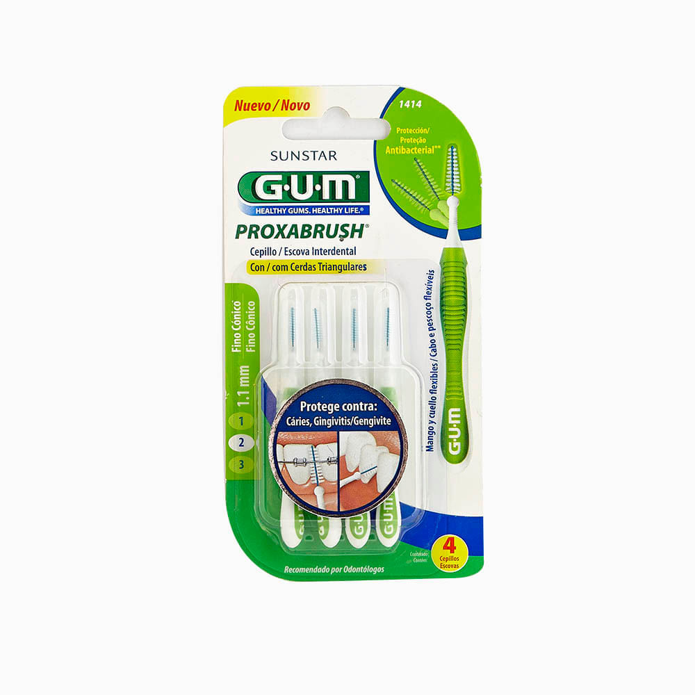 Cepillo Interdental Gum Fino Cónico 1.1 Mm