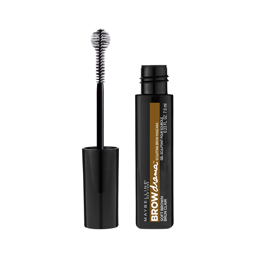 Máscara De Cejas Maybelline Brow Drama Soft Brown 225 x7ml