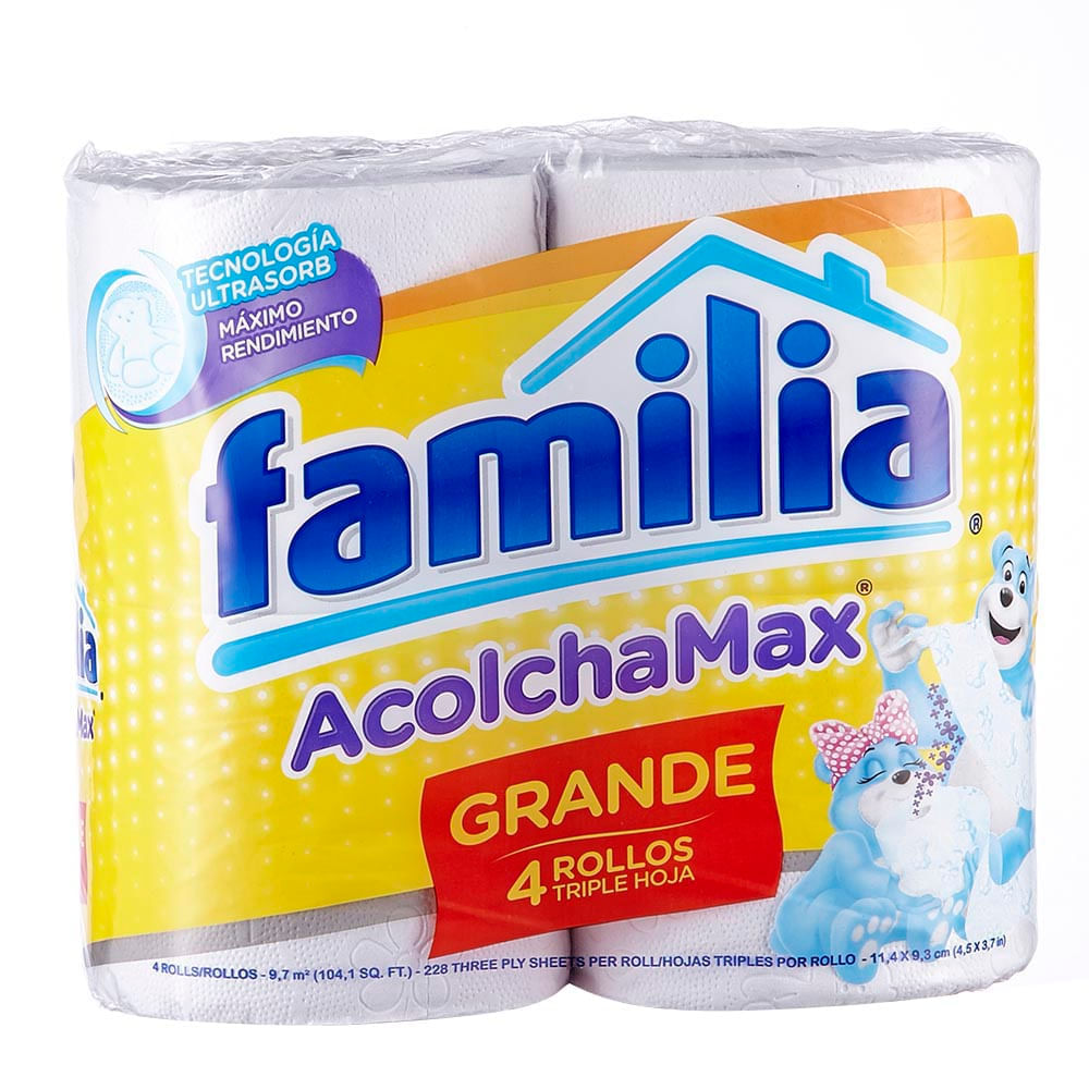 Papel higiénico acolchamax Grande x4